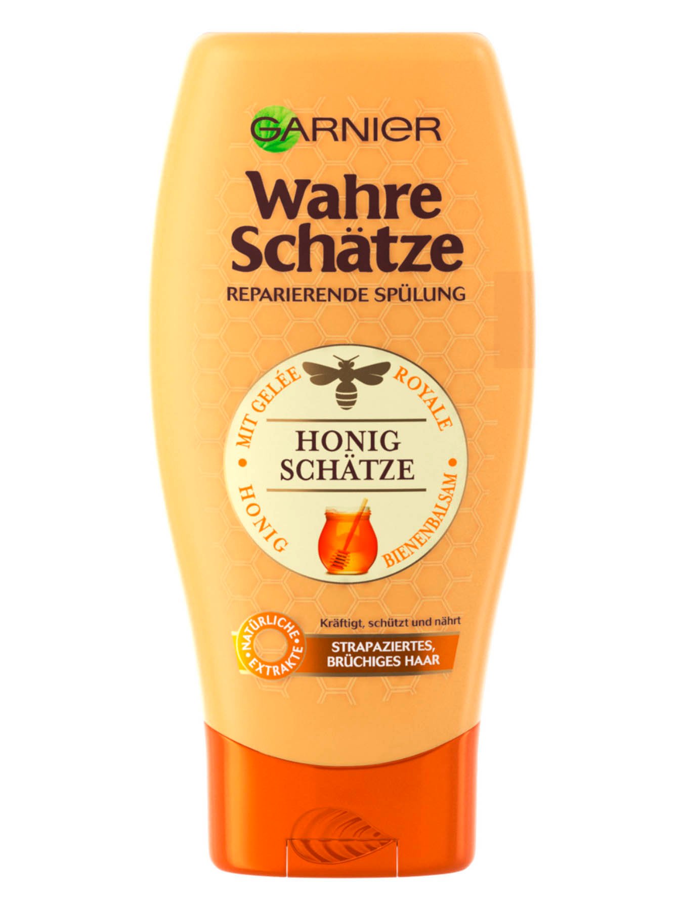Reparierende-Spuelung-Wahre-Schaetze-Honig-Schaetze-250ml-Vorderseite-Garnier-Deutschland-gross
